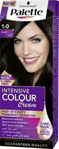 باليت صبغة شعر كريم انتنسيف سيمي كيت بلاك 1.0 | Palette Hair Dye Hair Cream Intensive Semi Kit Black 1.0