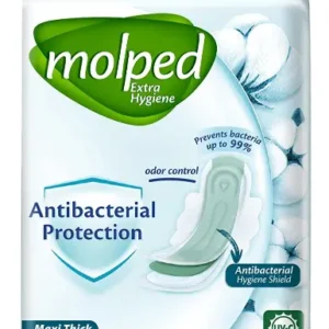 مولبد فوط صحية ماكسي ضد البكتريا لونج 9 قطع | Molped Pads Sanitary Maxi Anti Bacteria Long 9 Pieces