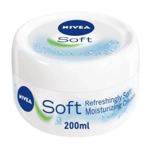 نيفيا سوفت كريم مرطب للبشرة العادية 200 مل | Nivea Soft Moist Cr. 200Ml Non Greasy