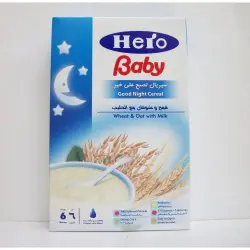 هيرو بيبي قمح وشوفان مع الحليب 150 جم | Hero Baby Wheat Wshwfan With Alhlyb 150 Gm