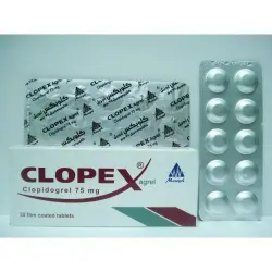 Clopex - Agrel 75 Mg 30 Tab