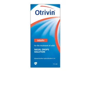 أوتريفين 0.1% للكبار قطرة أنف 15 مل | Otrivin 0.1% Adult Nasal Drops 15 Ml