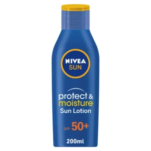 نيفيا صن لوشن حماية وترطيب من الشمس بمعامل حماية +50 فيري هاي / 200 مل | Nivea Sun Protect&Mois Lot. 200Ml Very High Spf50+