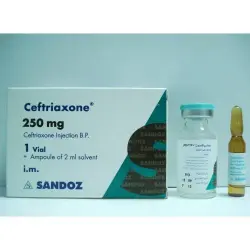 Ceftriaxone (Sandoz) 250 Mg I.M 1 Vial + Amp