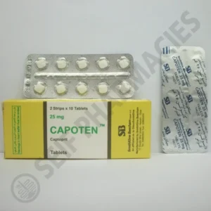 كابوتين 25 مجم 20 قرص | Capoten 25 Mg 20 Tab