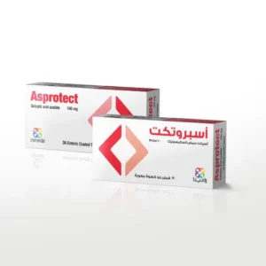 أسبروتيكت 100 مجم 30 قرص | Asprotect 100 Mg 30 Tab