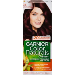 غارنييه صبغه شعر كولور ناتشرالز كريم / 3.6 ديب ريد براون | Garnier Color Naturals H.cr. 3.6 Deep Red Brown