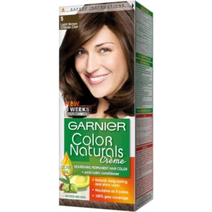 غارنييه صبغه شعر كولور ناتشرالز كريم / 5 لايت براون | Garnier Color Naturals H.cr. 5 Light Brown