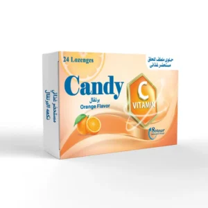 كاندي (برتقال) 24 لوز أقراص بالبرتقال | Candy (Orange) 24 Loz Tabs With Orange