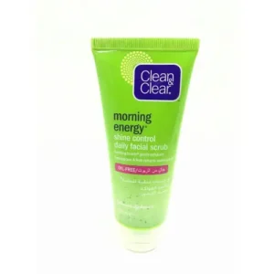 جونسون اند جونسون كلين اند كلير مقشر يومي لاشراقة لامعة 100 مل | J&J Clean&Clear Daily Facial Scrub 100Ml Shine Cont