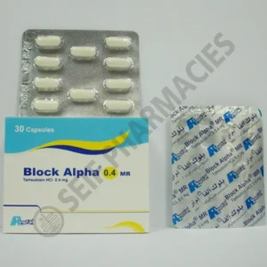 بلوك ألفا 0.4 مجم مر 30 كبسولة | Block Alpha 0.4 Mg Mr 30 Cap