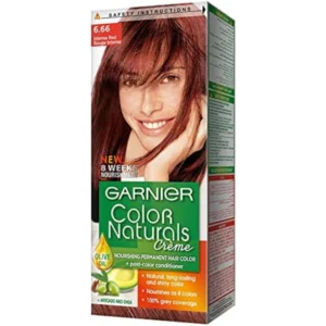 غارنييه صبغه شعر كولور ناتشرالز كريم / 6.66 انتنس ريد | Garnier Color Naturals H.cr. 6.66 Intense Red