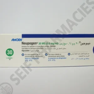 نيوبوجين 30 ميو يو/إي 1 سرنجة 0.5 مل | Neupogen 30 Mio U/E 1 Syringe 0.5 Ml