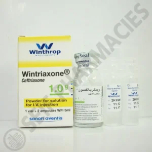 أوينترياكسون 1 جم آي.في 1 فيال | Wintriaxone 1 Gm I.V 1 Vial