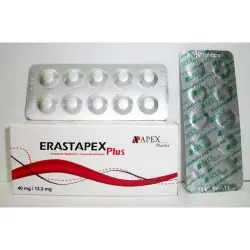 Erastapex Plus 40 Mg / 12.5 Mg 30 Tab