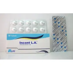 إينكونت إل . إيه . 4 مجم 30 قرص | Incont L . A . 4 Mg 30 Tab