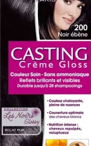 لوريال كاستنج صبغة شعر لامعة خالية من الامونيا كريم / 200 ابنوني بلاك | Loreal Casting Gloss H.color Cr. 200 Ebony Black