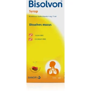 بيسولفون إكسير 4 مجم / 5 مل شراب 115 مل | Bisolvon Elixir 4 Mg / 5 Ml Syrup 115 Ml