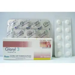 جلاريل 3 مجم 30 قرص | Glaryl 3 Mg 30 Tab