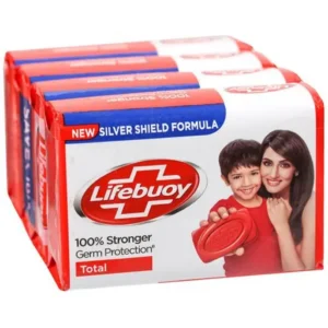 لايف بوي ضد البكتريا صابون 75 جم (4×1) | Life Boy Anti Bacteria Soap 75 Gm (4×1)