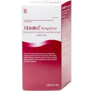 هوميرا 40 مجم / 0.8 مل 2 سيرينجيس (إكس إكس) | Humira 40 Mg / 0.8 Ml 2 Syringes (Xx)