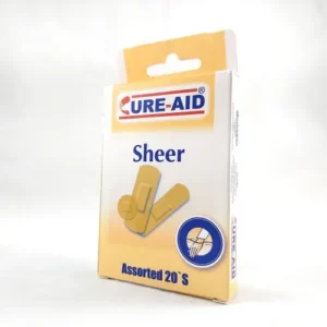 كيور ايد بلاستر ضد الماء مقاسات 20 قطعة | Cure Aid Plaster Anti Water Mqasat 20 Piece