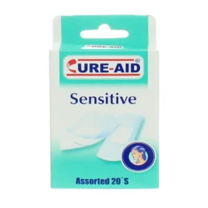 كيور ايد بلاستر للجلد الحساس 20 قطعة | Cure Aid Plaster Lljld Alhsas 20 Piece