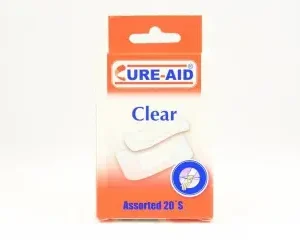 كيور ايد بلاستر شفاف 20 قطعة | Cure Aid Plaster Clear 20 Piece