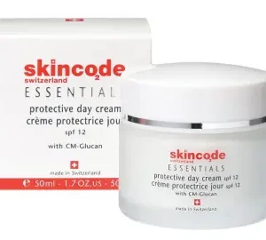 سكين كود اسينشال كريم حماية نهاري بمعامل حماية 12 / 50 مل | Skincode Essent Protect Day Cr. 50Ml Spf12
