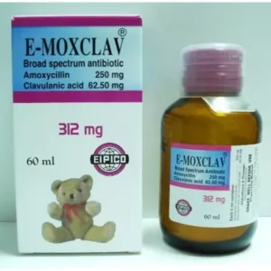 إي - موكسكلاف 312 مجم / 5 مل معلق 60 مل | E - Moxclav 312 Mg / 5 Ml Susp 60 Ml