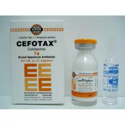 Cefotax 1 Gm 1 Vial + 1 Amp Solvent
