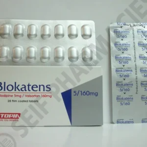 بلوكاتينس 5 مجم / 160 مجم 28 قرص | Blokatens 5 Mg / 160 Mg 28 Tab