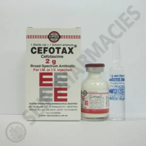 Cefotax 2 Gm 1 Vial + 2 Amp Solvent