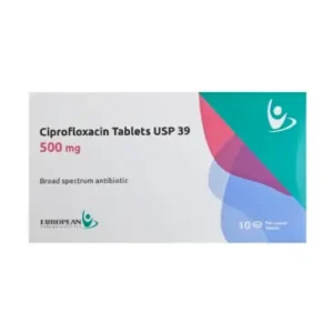 سيبروفلوكساسين 500 مجم 10 اقراص | Ciprofloxacin 500 Mg 10 Tab