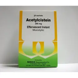 أسيتيل سيستين 200 مجم فوار 10 أكياس | Acetylcysteine 200 Mg Eff 10 Sachets