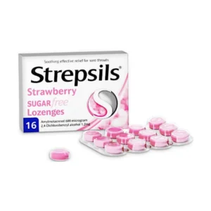 Strepsils ( Strawberry ) Sugar Free 16 Tab