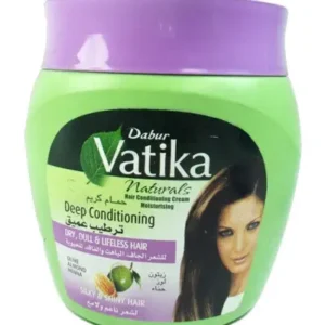 دابر فاتيكا حمام كريم ترطيب عميق للشعر الجاف 500 جم | Dabur Vatika Bath Cream Moisturizing Deep Hair Dry 500 Gm