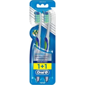 اورال-بي فرشاة اسنان ديليكت وايت ميديام / 40 (1+1) ( عرض خاص ) | Oral-B Brush Teeth Dylykt White Medium / 40 (1+1) ( Offer Special )
