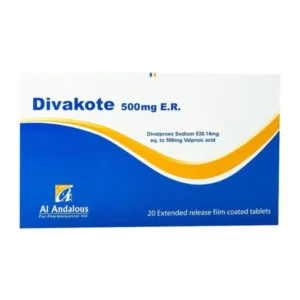 ديفاكوت إي.آر. 500 مجم 20 قرص | Divakote E.R. 500 Mg 20 Tab
