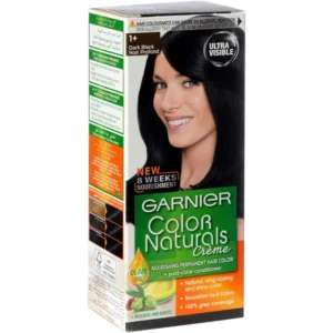 غارنييه صبغه شعر كولور ناتشرالز كريم / +1 دارك بلاك | Garnier Color Naturals H.cr. 1+ Dark Black