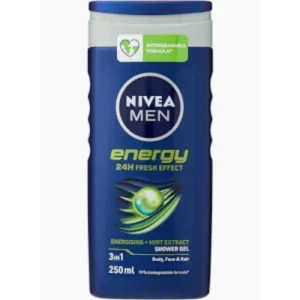 نيفيا للرجال استحمام.جل بو.&وجه&شعر 250مل إنرجي | Nivea Men Shw.Gel Bo.&Face&Hair 250ml Energy