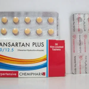 كانسارتان بلس 150 / 12.5 مجم 30 قرص | Kansartan Plus 150 / 12.5 Mg 30 Tab