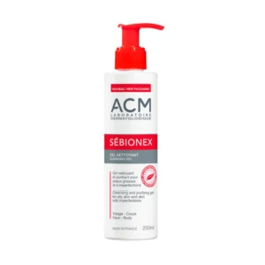 ايه سي ام سيبيونكس لتنظيف نقي جيل 200 ملي | Acm Sebionex Cleansing Gel 200Ml