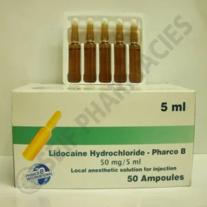 Lidocaine Hcl Pharco B 50 Mg / 5 Ml 1 Amp