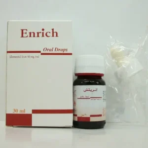 إينريك 50 مجم / مل فموي قطرة 30 مل | Enrich 50 Mg / Ml Oral Drops 30 Ml
