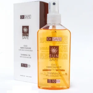 دكتور سيف تان اويل بزيت الافوكادو بمعامل حماية 10 / 200 مل | Dr Safe Tan Oil 200Ml Spf10 Avocado Oil