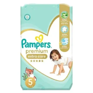 بامبرز حفاضات عناية للأطفال بريميم مقاس 5 - 68 حفاضة | Pampers Diapers Care Kids Brymym Size 5 - 68 Diaper