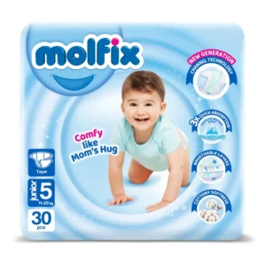 مولفيكس جونيور اقتصادي رقم (5) 30 قطعة | Molfix Junior Aqtsady No (5) 30 Piece