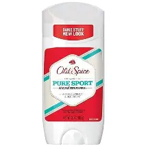 اولد سبايس ستيك مزيل العرق بيور سبورت الومنيوم زيركونيوم 85 جرام | Old Spice Deod Stick 85G Pure Sport White / Alum. Zirconium