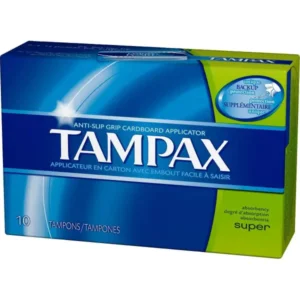 تامبكس تامبونس سدادات قطنية سوبر 10 قطع | Tampax Tampons 10Pcs Super